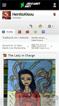 Mobile Screenshot of henitokisou.deviantart.com