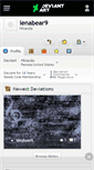 Mobile Screenshot of lenabear9.deviantart.com