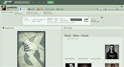 Desktop Screenshot of lunatickio.deviantart.com