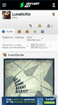 Mobile Screenshot of lunatickio.deviantart.com