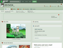 Tablet Screenshot of gng-fanclub.deviantart.com