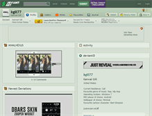 Tablet Screenshot of kgill77.deviantart.com