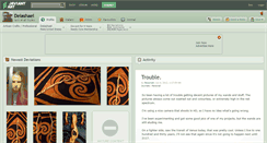 Desktop Screenshot of delashael.deviantart.com