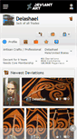 Mobile Screenshot of delashael.deviantart.com