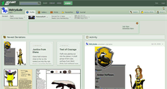 Desktop Screenshot of mstrydude.deviantart.com