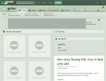 Tablet Screenshot of ga20oz.deviantart.com