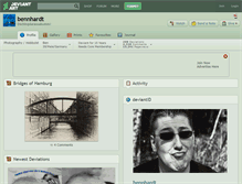 Tablet Screenshot of bennhardt.deviantart.com