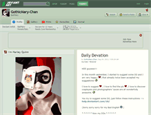Tablet Screenshot of gothicmary-chan.deviantart.com