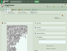 Tablet Screenshot of frigid-flames.deviantart.com