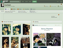 Tablet Screenshot of courtylyn.deviantart.com