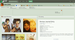 Desktop Screenshot of gaia-child3.deviantart.com