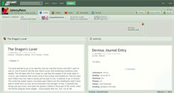 Desktop Screenshot of johnnypenn.deviantart.com