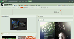 Desktop Screenshot of justmardesign.deviantart.com