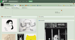 Desktop Screenshot of catinpants.deviantart.com
