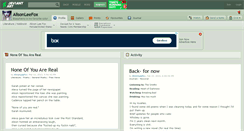 Desktop Screenshot of alisonleefox.deviantart.com