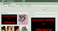 Desktop Screenshot of kiryu-kuro-shiro.deviantart.com