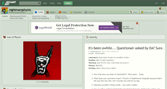 Desktop Screenshot of nightmarephynix.deviantart.com
