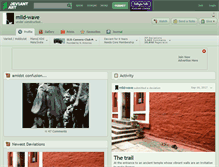 Tablet Screenshot of mild-wave.deviantart.com