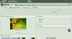 Desktop Screenshot of moepling.deviantart.com