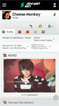 Mobile Screenshot of cheese-monkey.deviantart.com