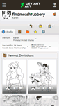 Mobile Screenshot of findmeashrubbery.deviantart.com