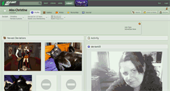 Desktop Screenshot of miss-christine.deviantart.com