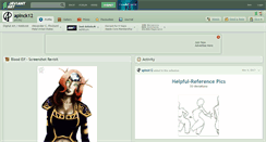Desktop Screenshot of apinck12.deviantart.com