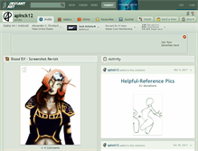 Tablet Screenshot of apinck12.deviantart.com