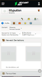 Mobile Screenshot of lillypution.deviantart.com
