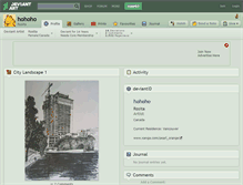 Tablet Screenshot of hohoho.deviantart.com
