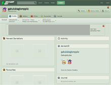 Tablet Screenshot of gakulukaglompplz.deviantart.com