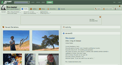 Desktop Screenshot of fire-master.deviantart.com