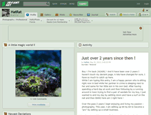 Tablet Screenshot of hatrat.deviantart.com