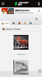 Mobile Screenshot of dafoxlove.deviantart.com