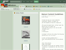 Tablet Screenshot of dafoxlove.deviantart.com