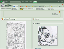 Tablet Screenshot of jakebilbao.deviantart.com