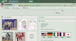 Desktop Screenshot of jumbocracky.deviantart.com