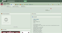 Desktop Screenshot of celtic-colour.deviantart.com
