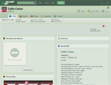 Tablet Screenshot of celtic-colour.deviantart.com