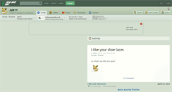 Desktop Screenshot of jolt11.deviantart.com
