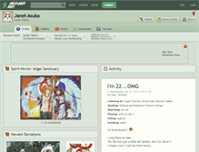 Tablet Screenshot of janet-asuka.deviantart.com