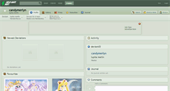 Desktop Screenshot of candymerlyn.deviantart.com