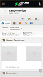 Mobile Screenshot of candymerlyn.deviantart.com