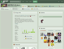 Tablet Screenshot of destroy-us-all.deviantart.com