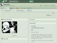 Tablet Screenshot of k-u-s-h-i.deviantart.com