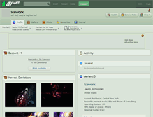 Tablet Screenshot of iceworx.deviantart.com