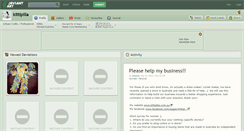 Desktop Screenshot of kittipilla.deviantart.com