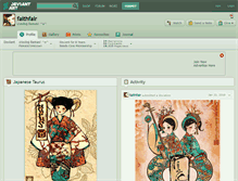 Tablet Screenshot of faithfair.deviantart.com