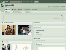 Tablet Screenshot of darknova000.deviantart.com