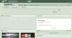 Desktop Screenshot of ivoryandbrown.deviantart.com